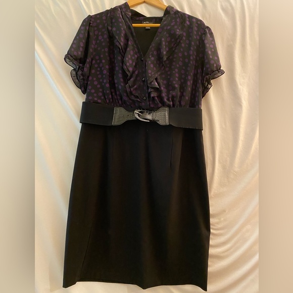 Alyx Dresses & Skirts - 💜 Belted Polkadot Dress